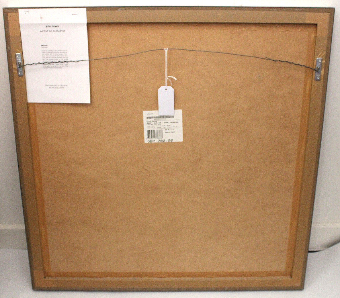 MARION Abstract SIGNED ORIGINAL Oil Painting (John Lewis) FRAMED K25