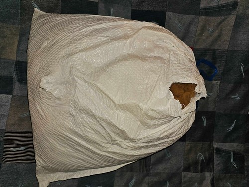 38 Oz Medium Tan Raw Alpaca Fiber BLANKET ONLY - Picture 2 of 2