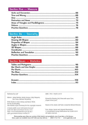 KS2 Sats Year 6 Maths English Revision Books with Answer Ages 10-11 CGP - Picture 8 of 12