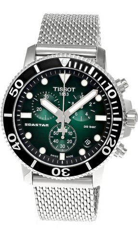 TISSOT SEASTAR 1000 CHRONO 45.5MM GREEN 