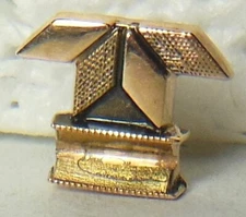 TELEDYNE Co. Inc. 10K employee service award tie pin (Allegheny Ludlum)