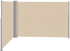 276" X71""Retractable Side Awning,Waterproof&UV-Resistant, Privacy Screen Divide