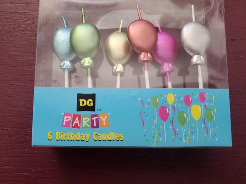 DG Party 6 Birthday Candles 478B #35222 - Picture 2 of 4