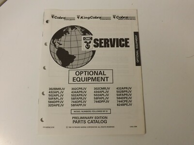 #ad 1992 OMC King Cobra stern drive factory parts catalog 987842 optional equipment $13.99