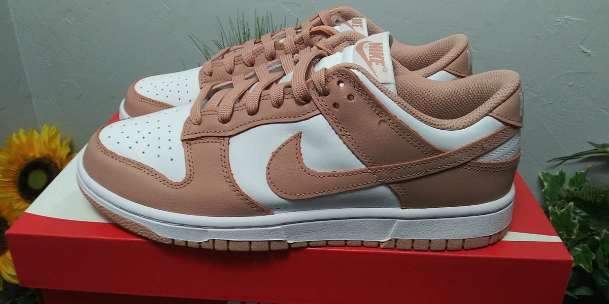 Womens Size 9 Nike Dunk Low Rose Whisper BRAND NEW W BOX eBay