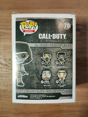 Funko Pop! Games Call of Duty Lt. Simon (Ghost) Riley Figure #70 - US