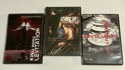Lot Of 3 Ellusionist DVD s Kaos, King Rising Levitation & Revolution 2007 2008