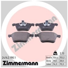 Satz Bremsbeläge Bremsklötze vorne für Land Rover Freelander 2 L359 | 2388019