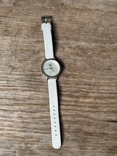 Orologio Lacoste LC.33.1.14.2349 quadrante argento cinturino pelle bianco donna unisex