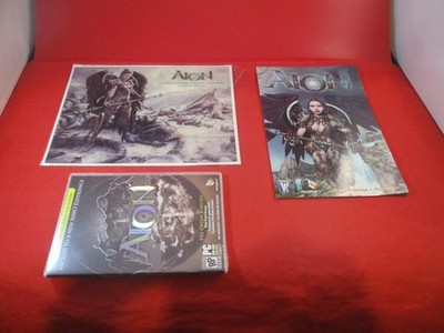Aion MMORPG PC Computer Game Promo Display Sticker + Comic + Pre-Order Bonus