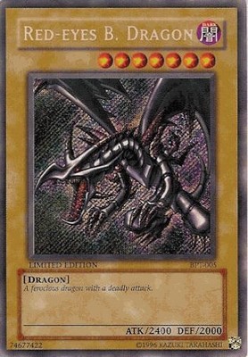 Yugioh! MP Red-Eyes B. Dragon - BPT-005 - Secret Rare - Limited Edition Moderate