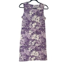 J.W. Treci vintage sheath dress, resortwear, wedding guest 10 cotton