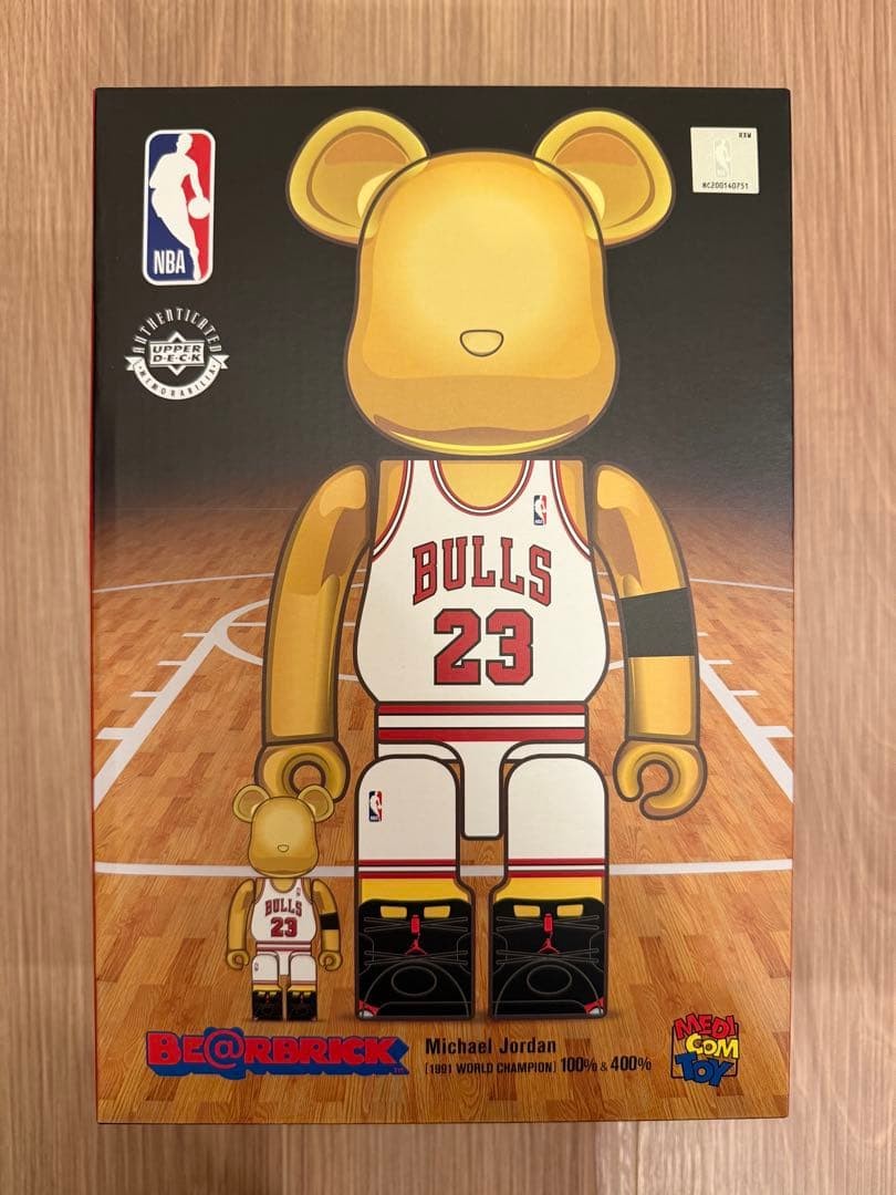 BE@RBRICK Michael Jordan 91 World Champion Bearbrick Figure BE@RBRICK Michael Jordan 91 World Champion Bearbrick Figure