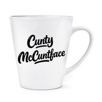 Gift Base 12Oz Latte Becher Kaffeetasse Weiß Keramik Lustig Rude