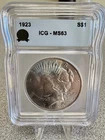 1923 Peace Silver $1 Dollar - ICG - MS 63