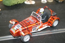 Scalextric C2345 Caterham Lotus 7 N0.88 Team Taran Tiger  Serviced & Tested GT