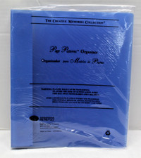 Creative Memories Page Patterns Organizer 3 Ring Blue Binder