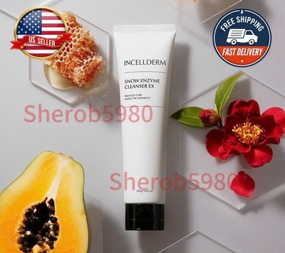 IN.CELL.DERM - Snow Enzyme Cleanser - NEW - FREESHIPPING ( 120g/4.23oz )