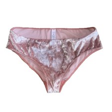 Y2K Victoria's Secret Second Skin Shiny Velvet Hipster Panties XL