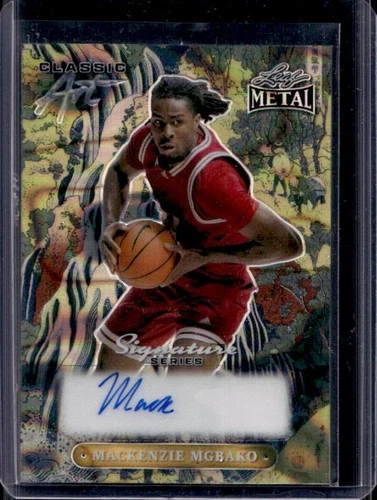 2024 Leaf Metal Mackenzie Mgbako Classic Art Lava Auto Autograph #1/1