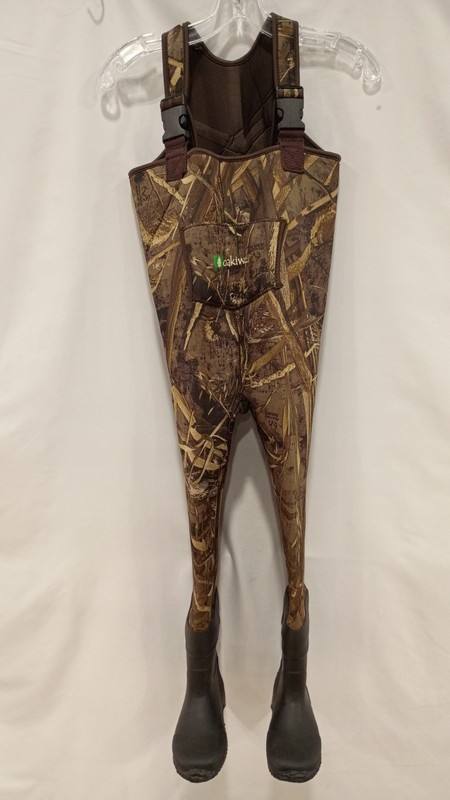 Oakiwear Neoprene Camo Chest Waders Kids Size 6/7