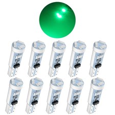 T5 37 74 2721 Pc74 Pc37 Green Led Bulb Canbus Error Free Dashboard Lights