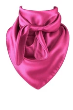 Fuchsia Wild Rag Large Scarf 23x23" Western Accessory Cowgirl or Cowboy