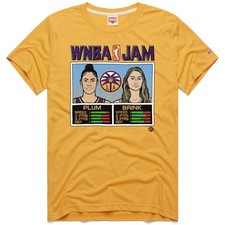 Unisex Homage Cameron Brink & Kelsey Plum Gold Los Angeles Sparks WNBA Jam