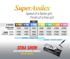 Super Assilex Flexible 3" Sanding Discs – Various Grit Options & Kits Available