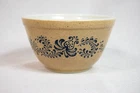Vintage Pyrex Homestead 5 1/2" Mixing Bowl #401 Blue Flowers