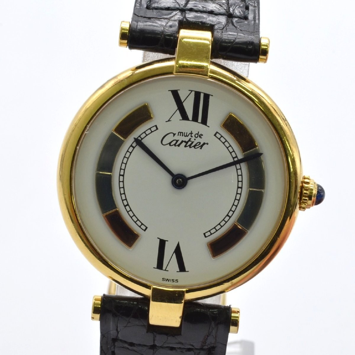 Cartier Must Trinity Dial Quartz Watch W1006454 Pre-Owned
