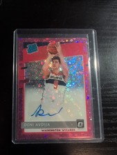2020 Panini Optic Deni Avdija Prizm Pink Disco Auto Autograph /20 Rookie RC(JB)
