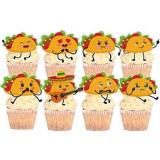 Mexican Taco Party Decorations - 24 Pcs Fiesta Theme Party Decor