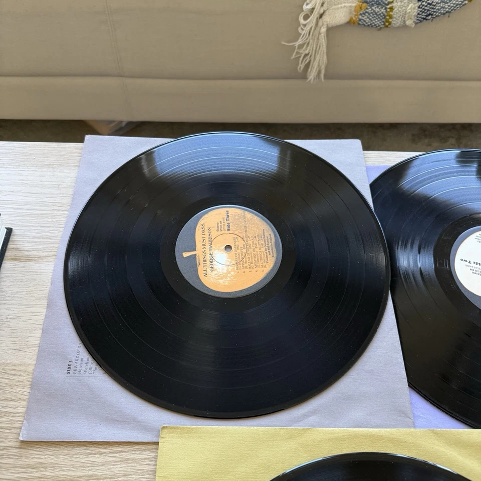 GEORGE HARRISON All Things Must Pass 🍏 Original 1970 US Press 3XLP boxset! - Image 4 of 4