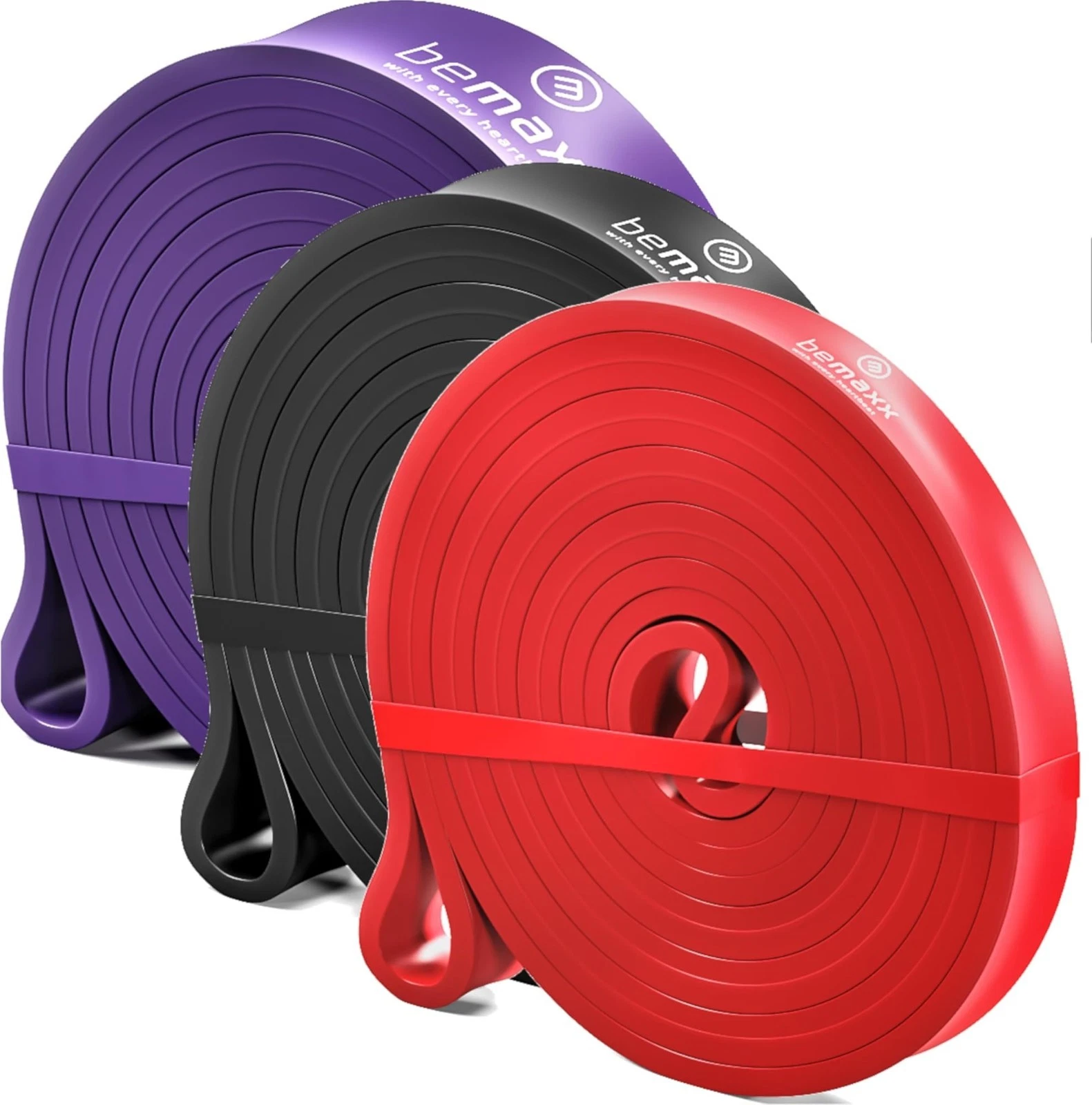 Resistance Bands Heavy Duty Set x 3 Natural Rubber Pull Ups Home Gym Exercise
Opens in a new window 