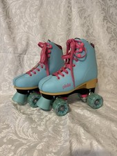 Roller Derby Pixie Colorful Roller Skates Adjustable Sz 12-2 Youth Kids