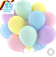 Qifu Luftballons Pastell - 100 StüCk Luftballons Pastellfarben, Helium Ballons P