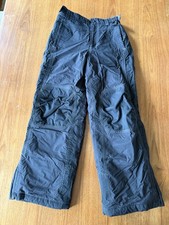 LL Bean Kids' Cold Buster Snow Pants Boys size 12 Black Ski Snowboard Outdoors