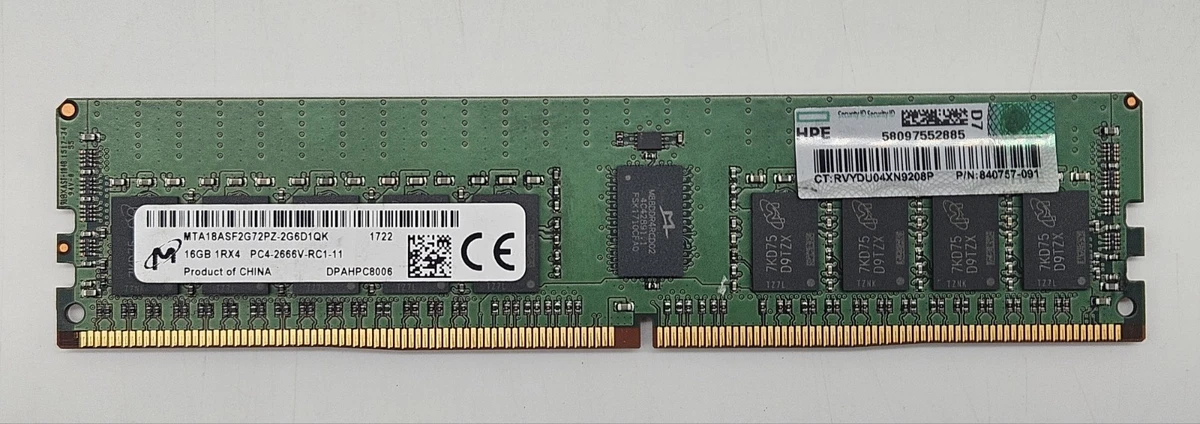 HP DDR4 SDRAM 16 GB Capacity per Module Memory (RAM) for sale | eBay