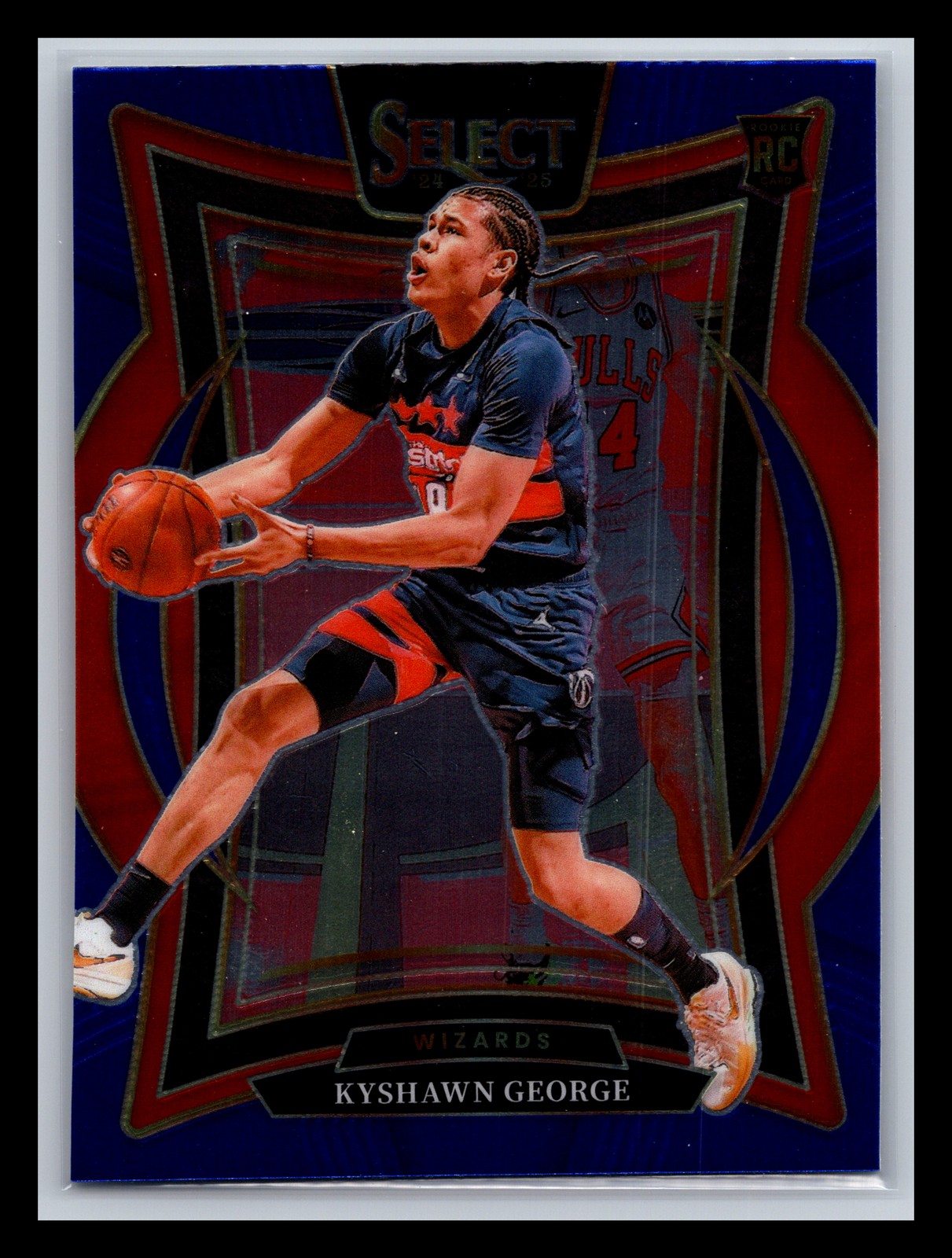 Kyshawn George Rookie Washington Wizards 2024-25 Panini Select #85 Blue (Retail)