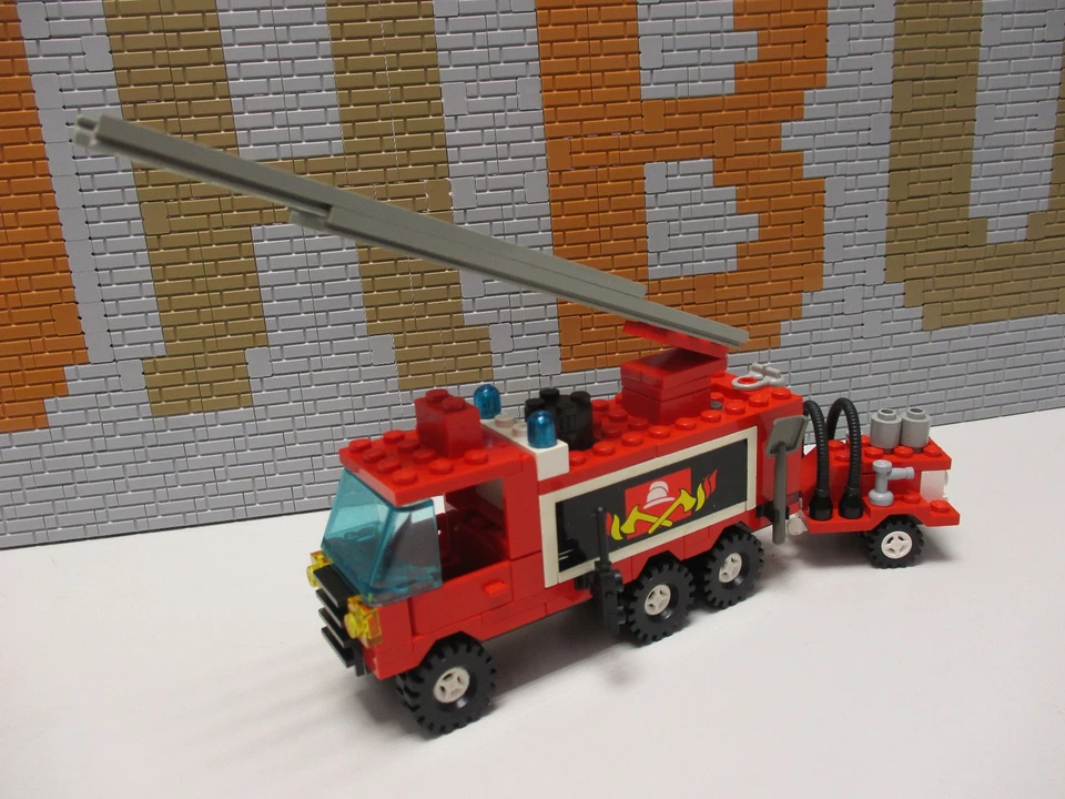( AH 3 ) Lego 6480 Hook Ladder Truck Feuer Light & Sound OVP &  BA Feuerwehr - Bild 4 von 4