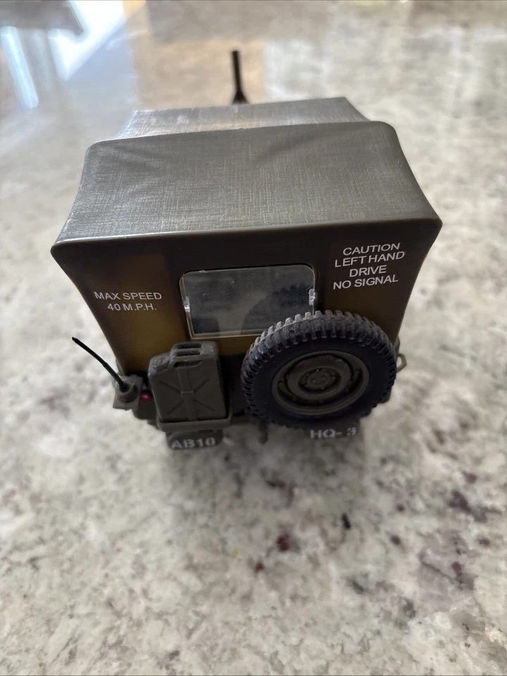 Solido Willys Jeep 1:18 Scale Die Cast Car Model US Army WWII - Image 4 of 4