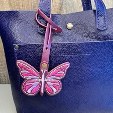 Portland Leather LOLLIPOP Butterfly Charm FAST SHIP Monarca Charm NEW FAST SHIP