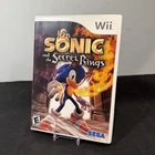 Sonic and the Secret Rings Nintendo Wii 2007 CIB Complete W/Manual Tested