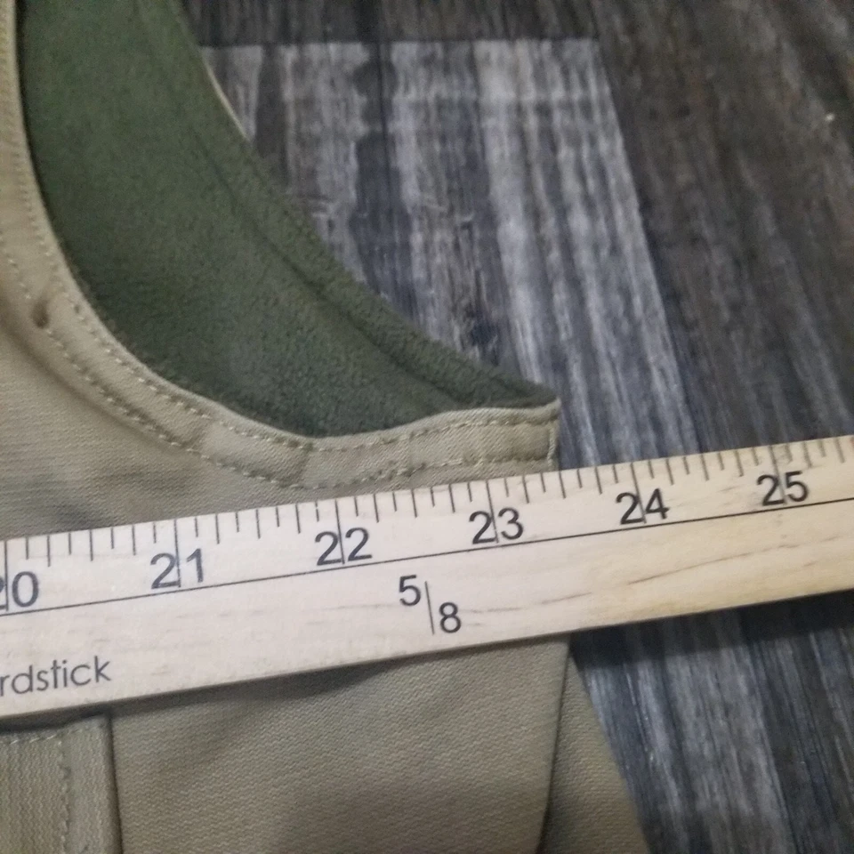 RedHead Utility Vest with Game Pouch Size Large Beige Green Fleece Lined - Image 4 of 4