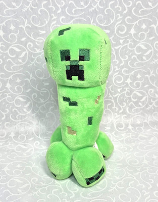 Minecraft Creeper  Mojang Creeper  8'' Plush Green and Black 2013
