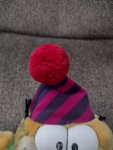 Vintage Dakin Garfield's 10th Birthday Party Time Plush Spinning Bow Tie 1981 - Picture 2 of 14