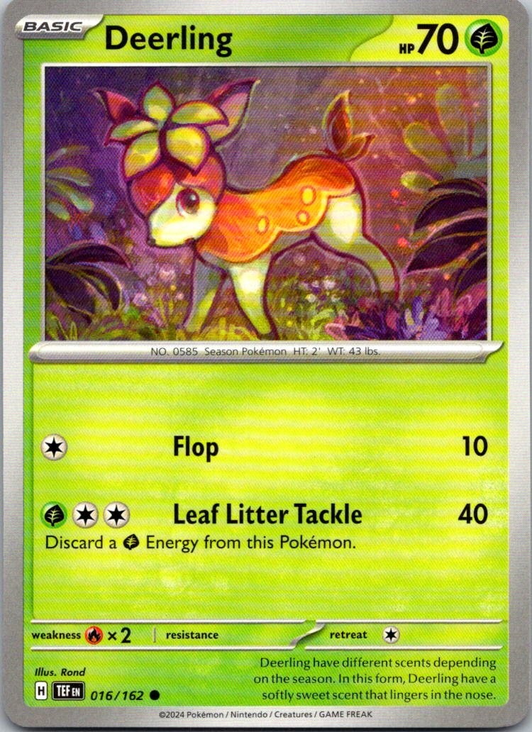 Deerling 16/162 Pokemon SV:Temporal Forces