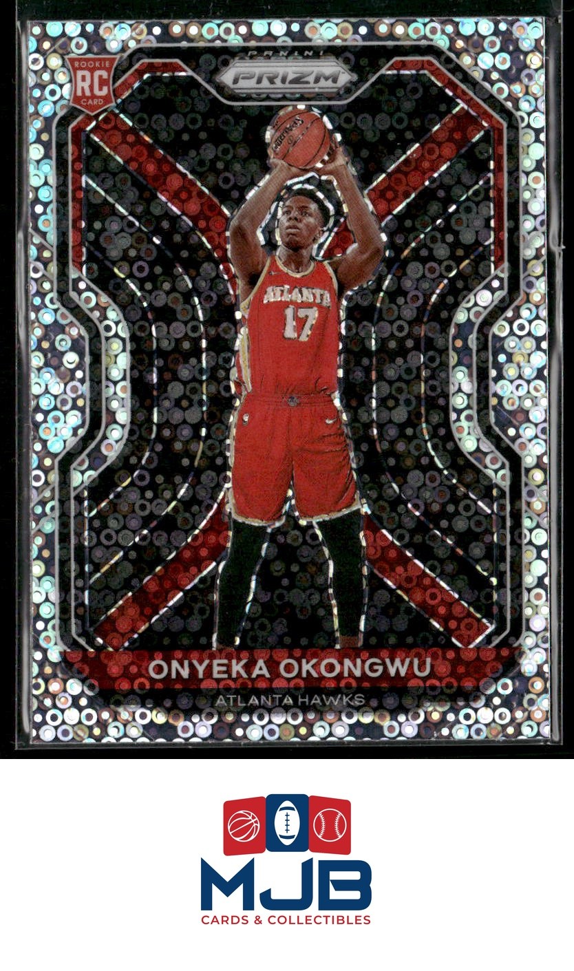 2020-21 Panini Prizm Onyeka Okongwu Fast Break Prizms Rookie #260 Atlanta Hawks