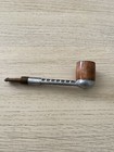 Rare Turbo Flo Briar Vintage American Metal Tobacco Pipe — photo 2